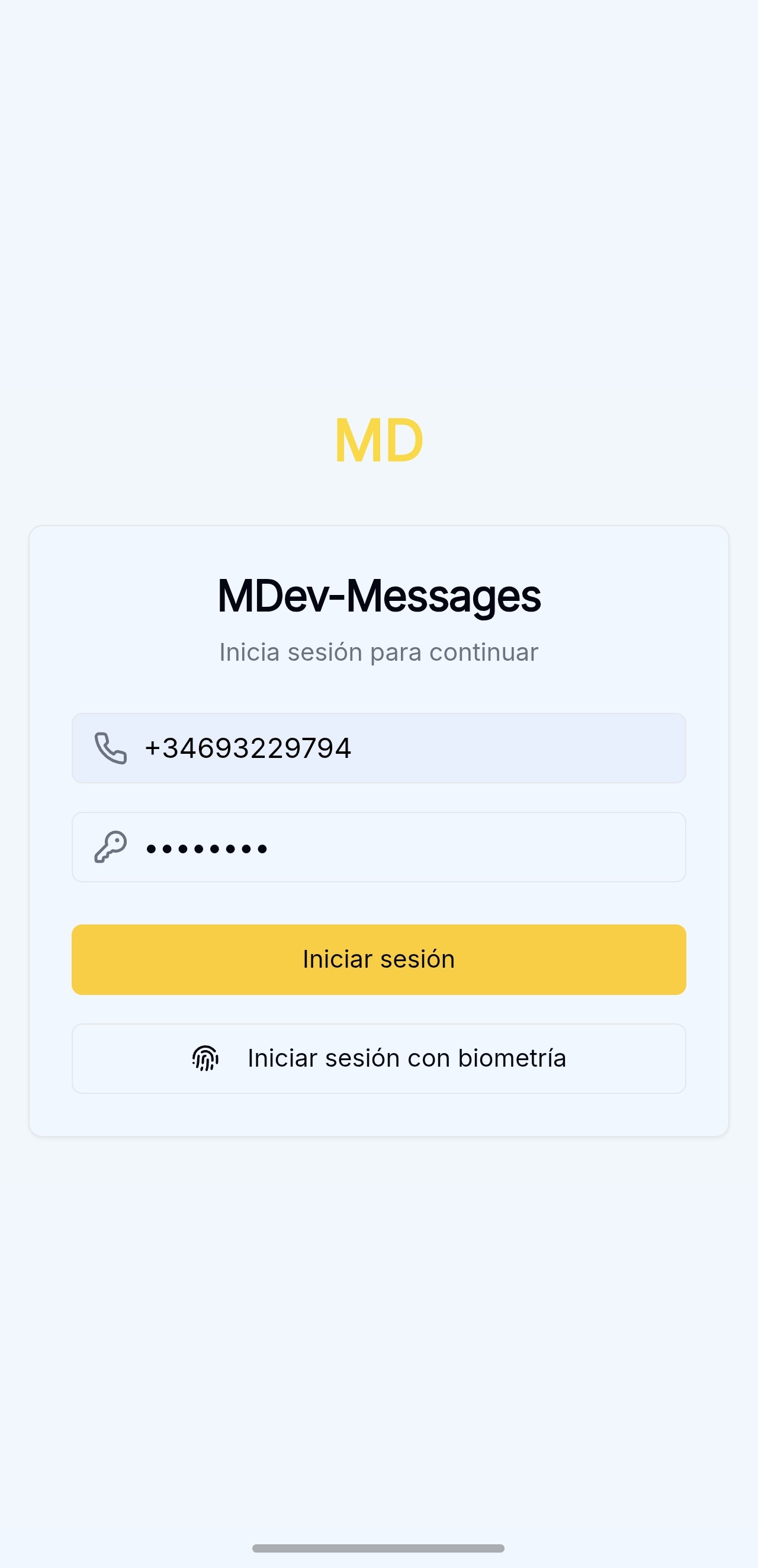 MDev Messages - Vista 1